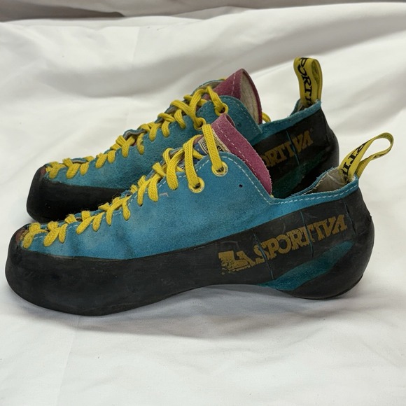 Vintage La Sportiva Rock Climbing Shoes Men's US 7 Women's 9 - Picture 3 of 16